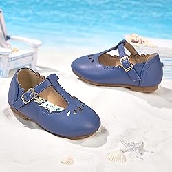 Tegeek Girls Toddler/Little Kid Mary Jane Flats