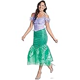 Disguise Women's Ariel Deluxe Adult Classic Costume
