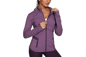 QUEENIEKE Womens Athletic Jacket Slim Fit Zip Up Jackets Workout Sweaters Women Lady