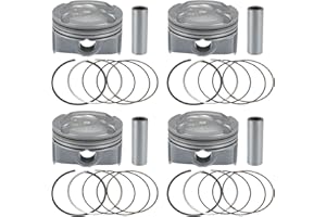 X AUTOHAUX 23041-2B600 / Front/Engine Piston and Pin Assembly for Hyundai Accent 2012-2017 for Kia Rio 2012-2017/ Piston Ring