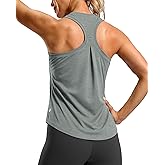 G Gradual Women's Workout Tank Tops Racerback Athletic Yoga Tops Loose Fit Sleeveless Running Gym Sports Shirts for Women