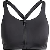 adidas Womens TLRD Impact Luxe High-Support Zip Training BraSports Bra