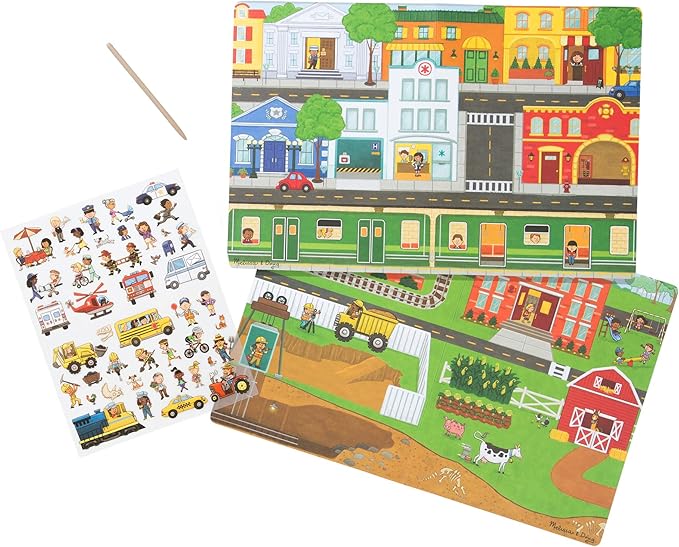 melissa and doug transfer sticker scenes