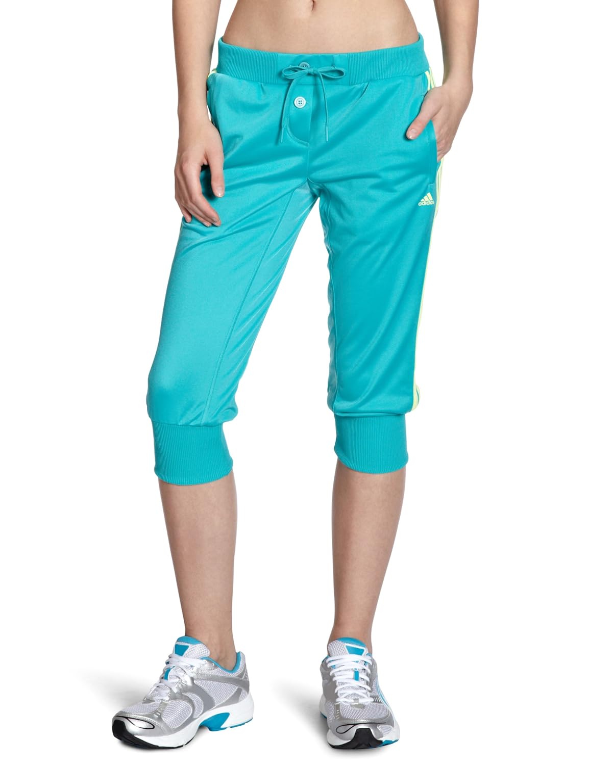 adidas green womens tracksuit