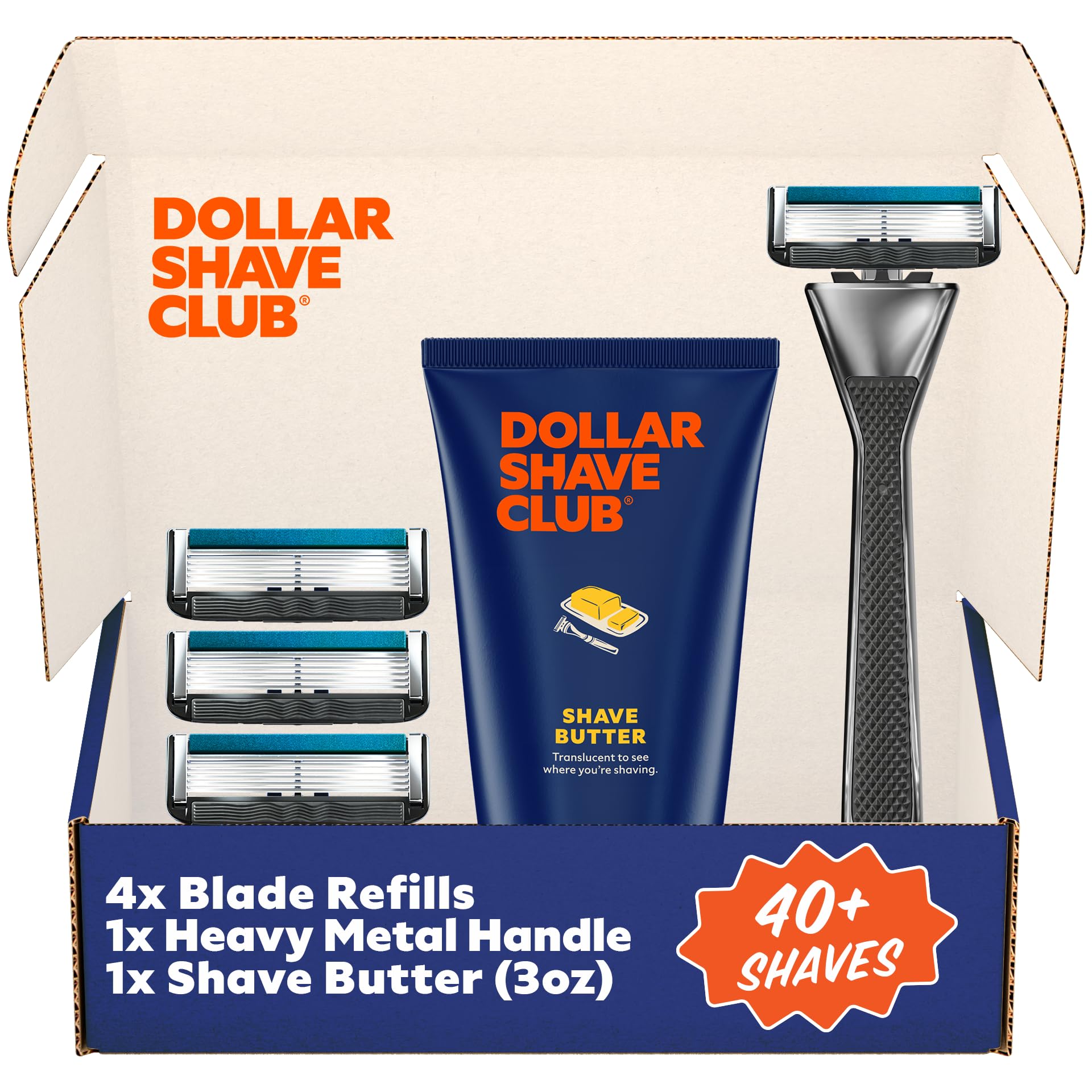 Dollar Shave Club | Heavy Metal Shave Kit with Shave Butter | Heavy ...