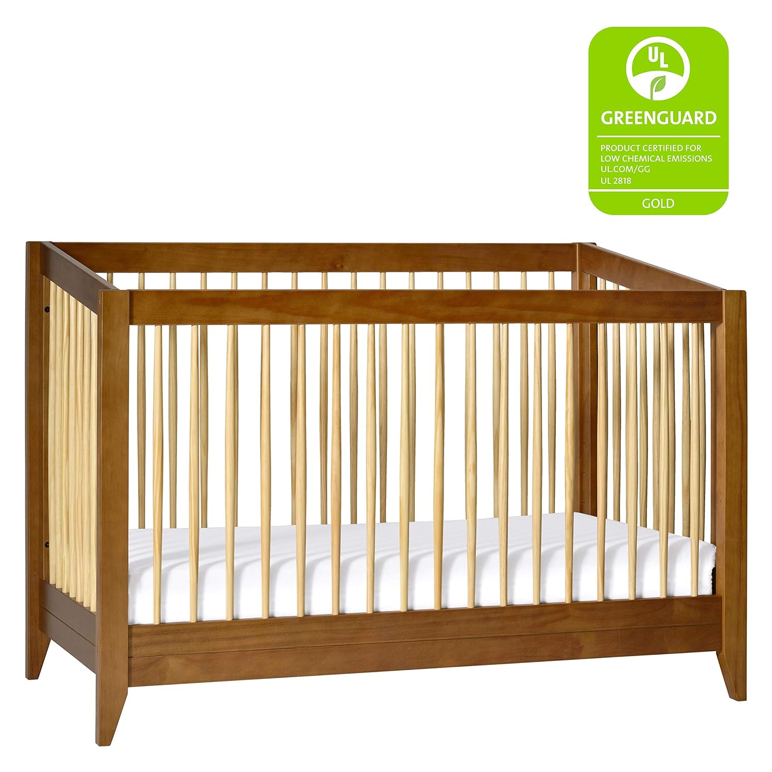 chestnut crib set