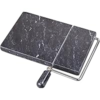 Creative Home Black Marble 5" L x 8" W Cheese Slicer