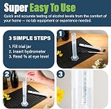 Thermometer World Alcohol Spirit Meter 0-100% with 100ml Jar view 5