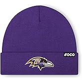 FOCO NFL Mens NFL Team Logo Basic Beanie Hat
