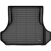 AUTOBULL Cargo Liner Compatible with 2011-2023 Dodge Charger(RWD/AWD) & Chrysler 300(RWD/AWD) Cargo Mat，All Weather Protection Trunk Liner Rear Trunk mat，Black