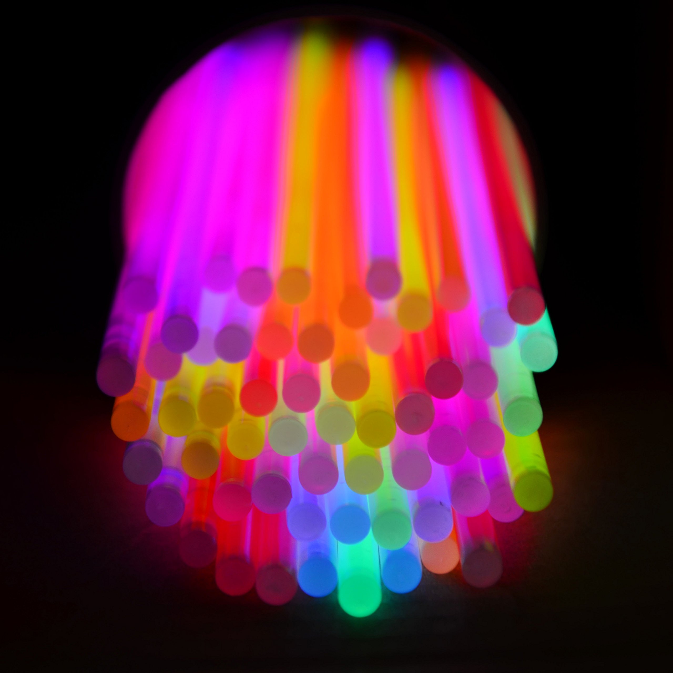 Joyin Toy Glow Sticks Bulk 400 8" Glowsticks (Total 800 Pcs 7 Colors