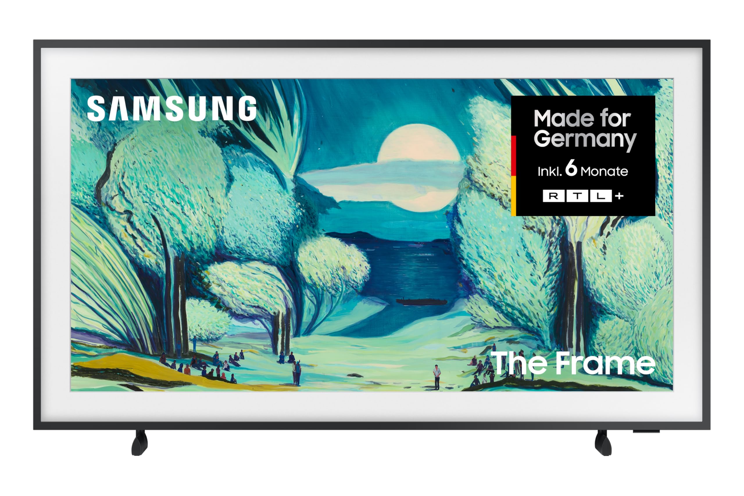 Samsung The Frame LS03F 4K QLED 50 Zoll (125 cm) UHD Fernseher, Modern Frame Design, NQ4 AI Gen2 Prozessor, Art Mode, Artful Picture Quality, One Connect Kabel, Samsung Vision AI Smart TV