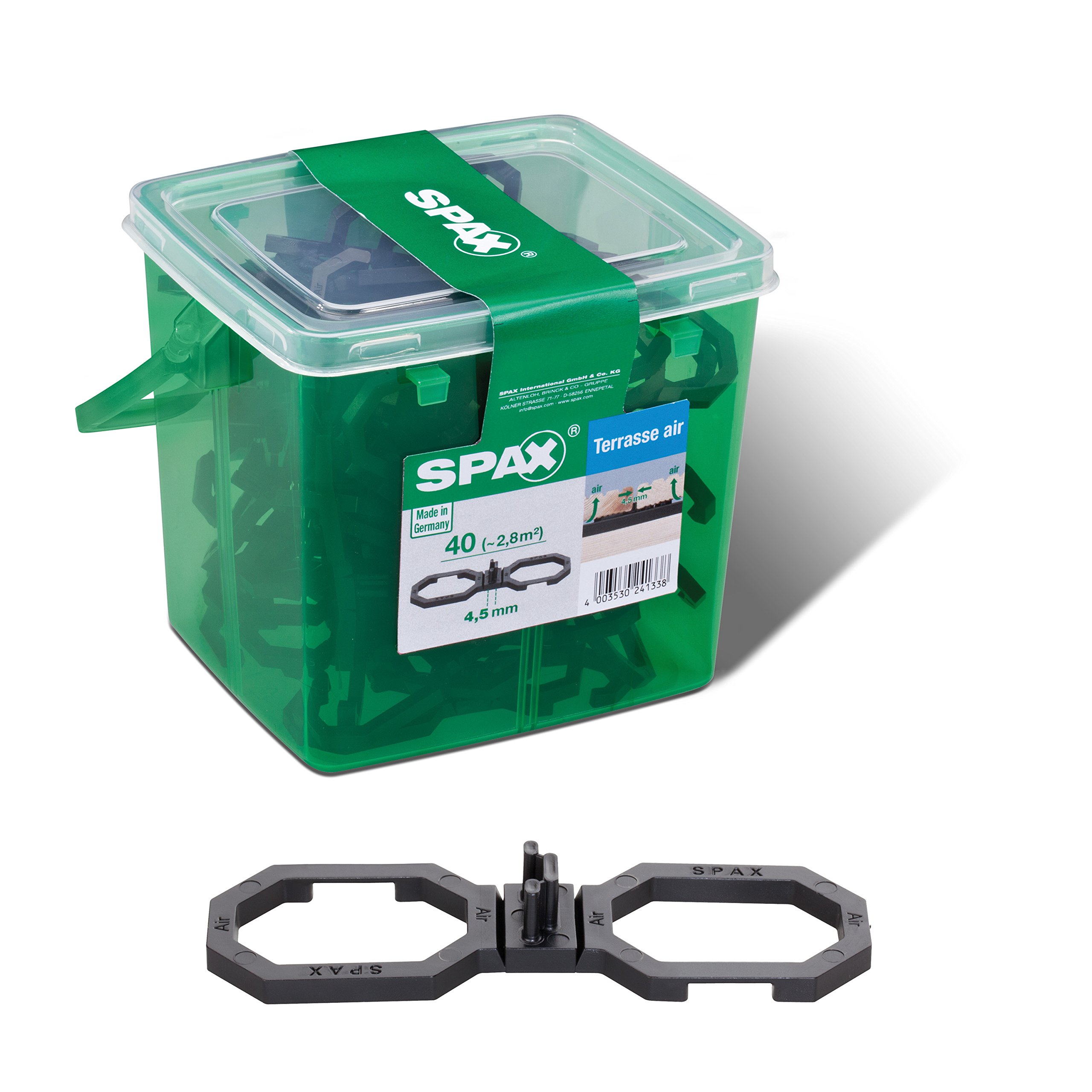 SPAX Air, for Better Ventilation, in Handle Box, Black, 5009422544009