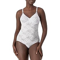 Maidenform Women's Flexees Shapewear Body Briefer with Lace, Black