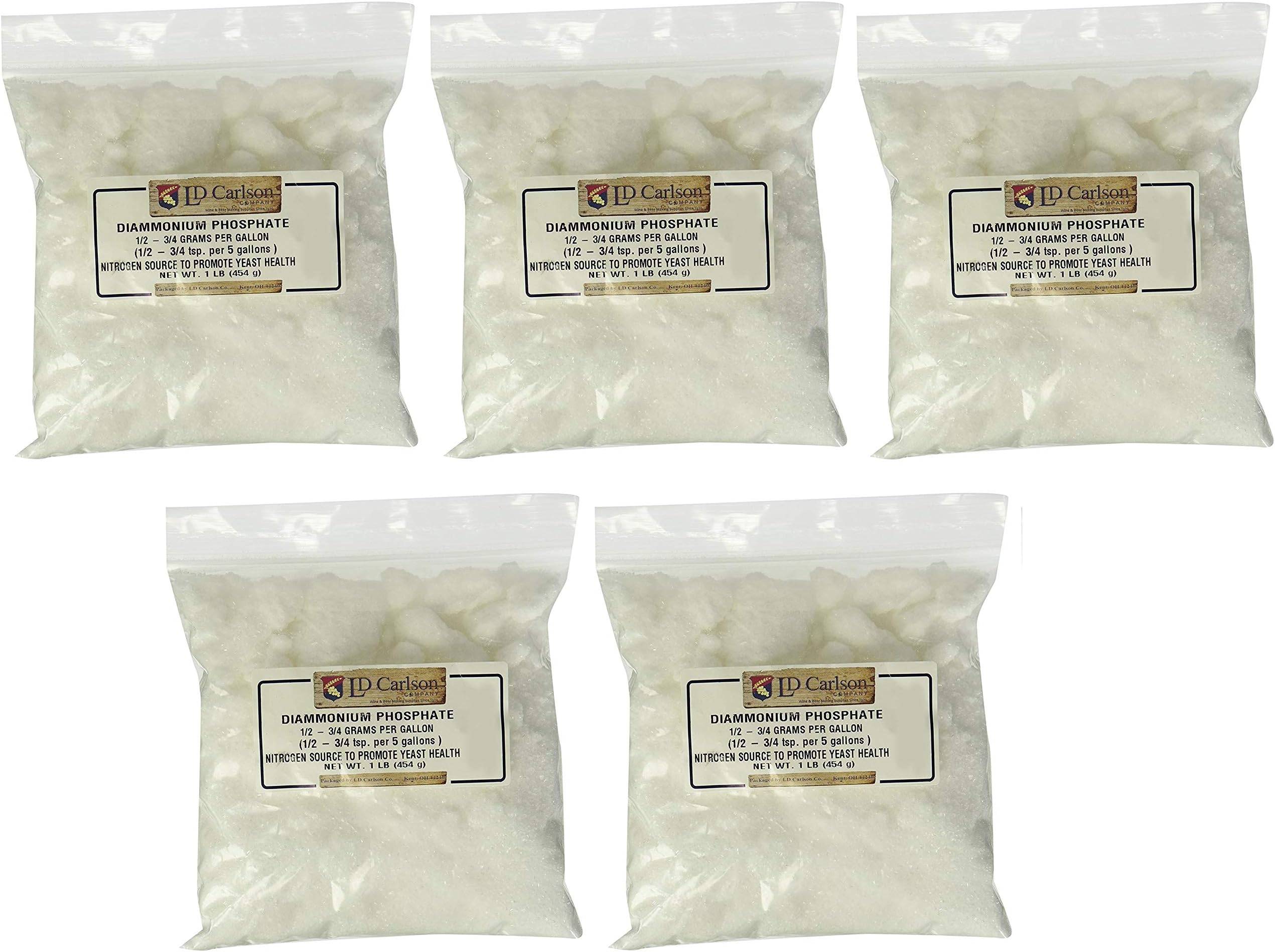 Diammonium Phosphate 99% 1 Lb Bag (Вundlе оf Fіvе)