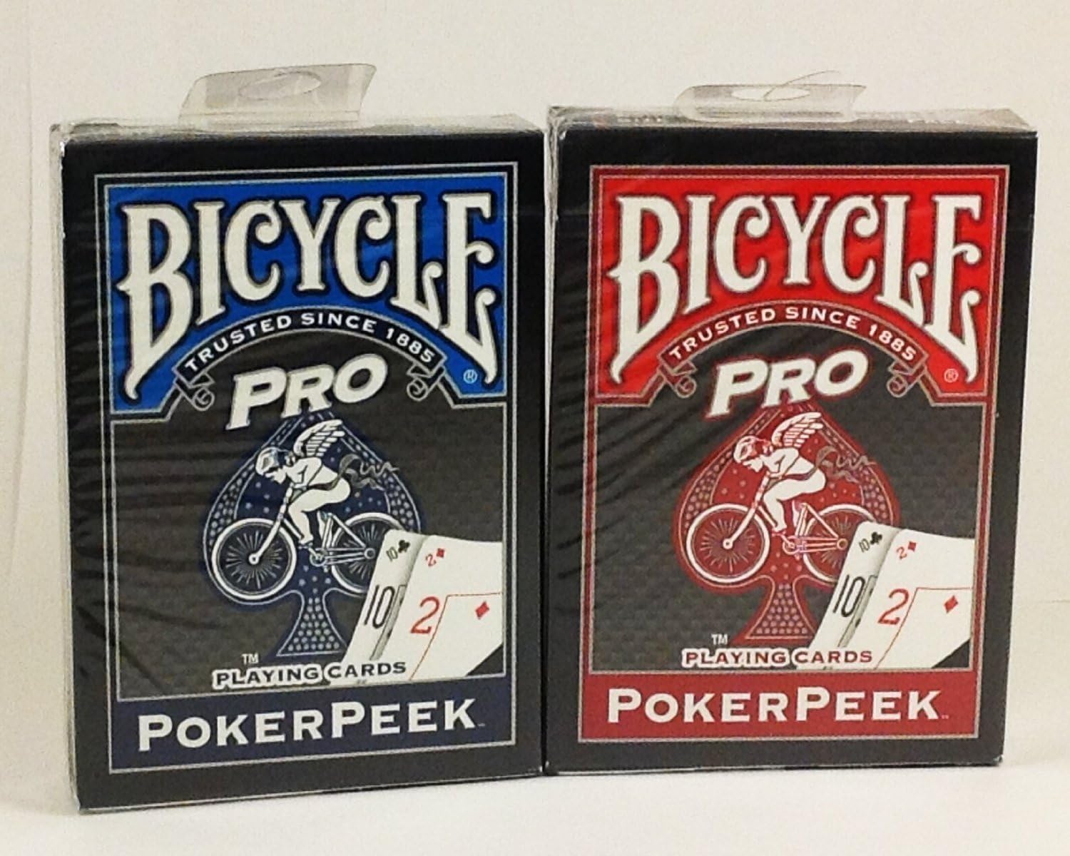 Bicycle Pro Poker Peek Cartes à jouer - 2 terrasses.: Amazon.es: Juguetes y juegos
