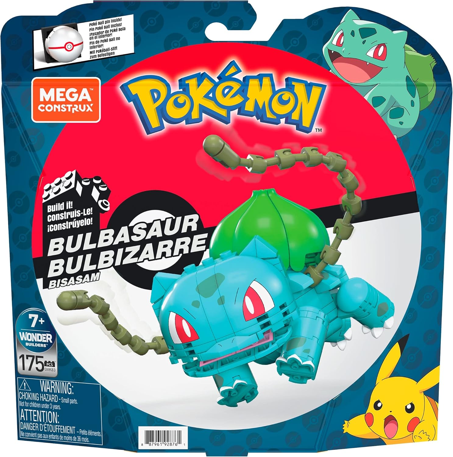 メガコンストラックス Mega Construx ポケモン ビッグシリーズ フシギダネ 175ピース 7歳 Gvk グリーン おもちゃ おもちゃ Amazon