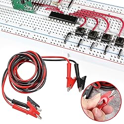 Sumnacon Dual Ended Crocodile Alligator Clips, 15A