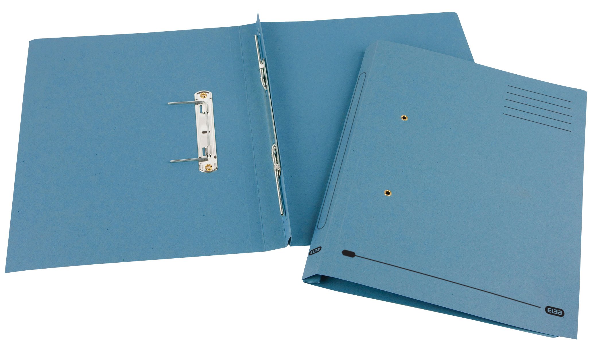 ELBA Spirosort Transfer Spring Files, 36mm Capacity Foolscap Blue - Pack of 25
