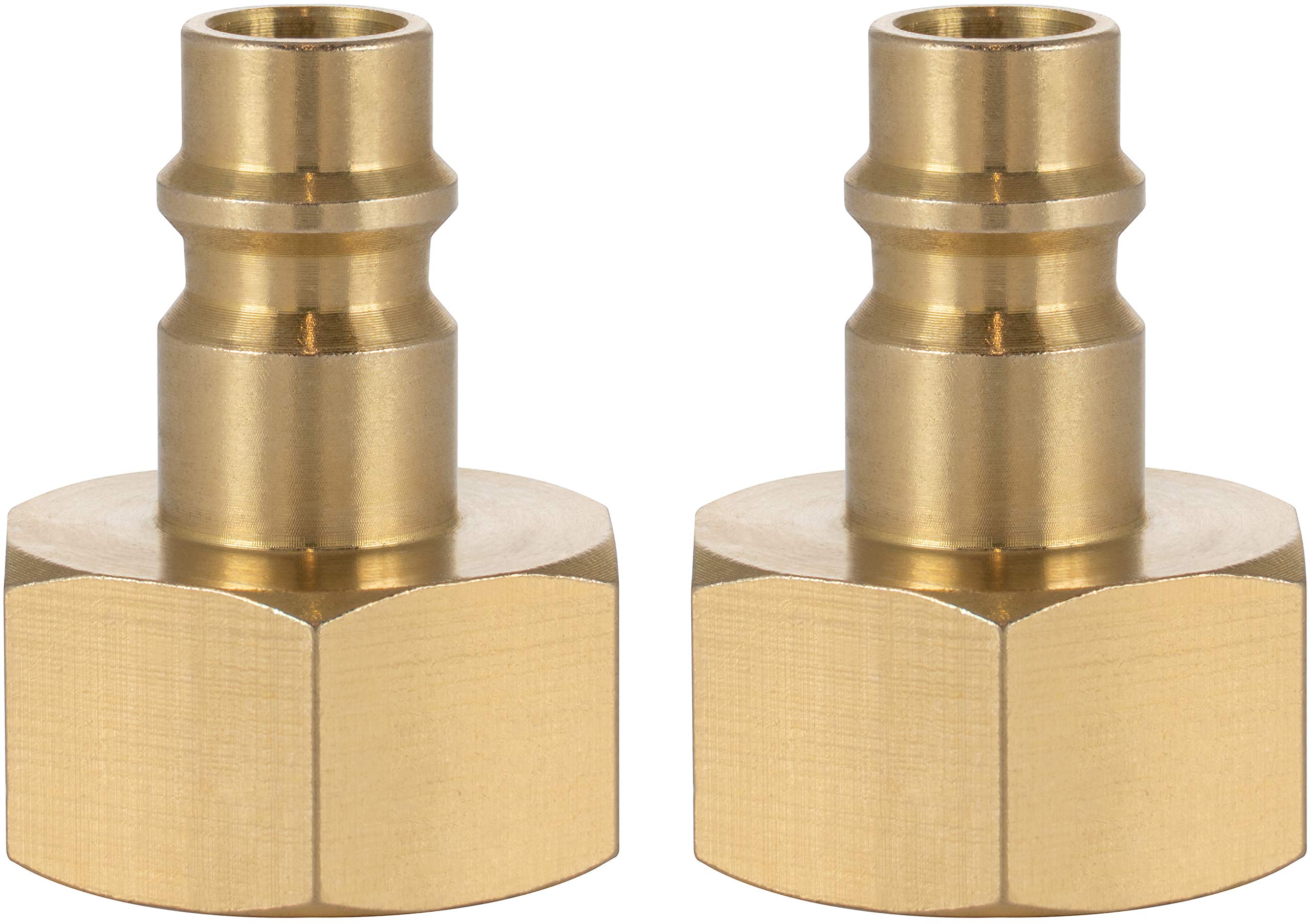 Poppstar 2X Compressed Air Plug NW 7.2 with 1/2" Internal Thread for Compressed Air Fittings