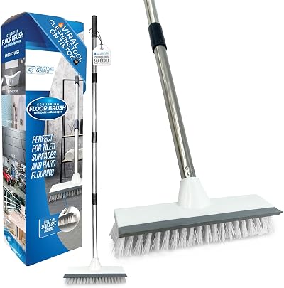 TDBS The Dustpan and Brush Store Floor Squeegee 128cm with 4pc Handle