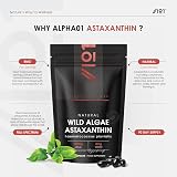ALPHA01 Wild-Algae Astaxanthin 160mg 180 Softgels Resealable Pouch view 2