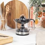 Salter Electric Fruit Juicer Citrus Press 600ml BPA Free Cones Pulp Control view 6