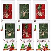 Berlune Christmas Scarf with Fringe Bulk Winter Soft Scarves for Women Men with Xmas Gift Boxes for Christmas Winter Party