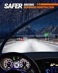 SEALIGHT 9006/HB4 Fog Light Bulbs or DRL, 10000LM