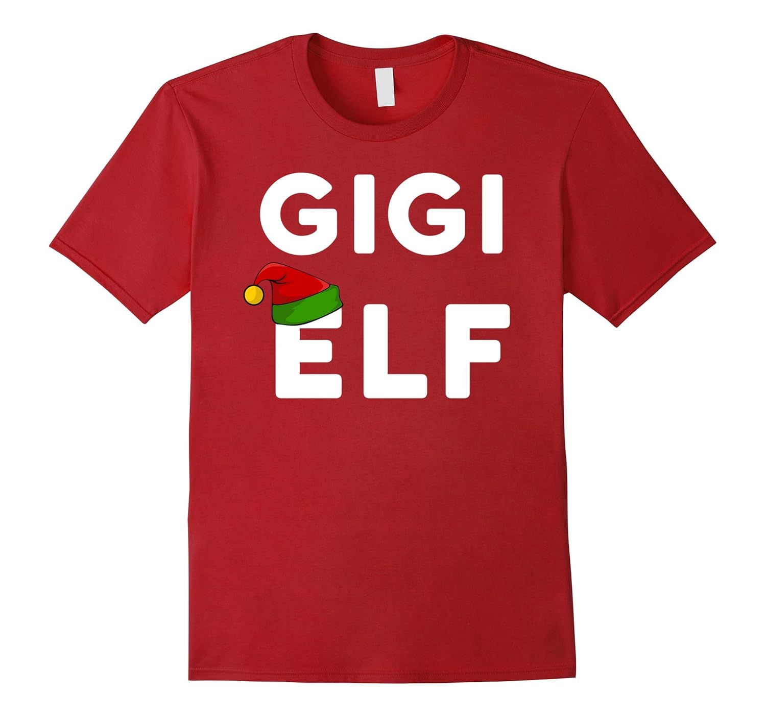 Matching Christmas Elf Shirts - Gigi Elf T-Shirt for Grandma-Rose