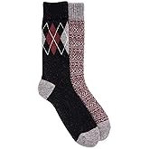 MUK LUKS mens 2 Pair Pack Wool