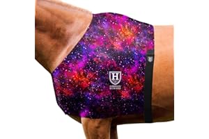 Harrison Howard Horse Stretchy Shoulder Guard Anti Rub Bib for Horse Vast Cosmos L