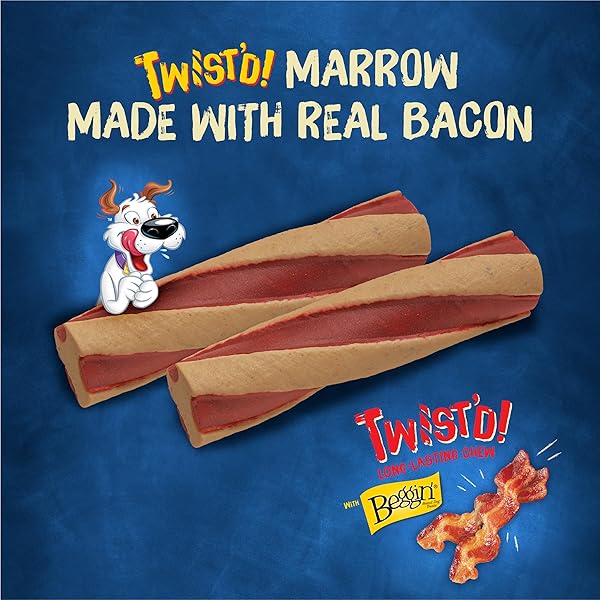 PURINA BUSY WITH BEGGIN’ DOG TREATS, TWIST’D – 10 COUNT (PACK OF 1)