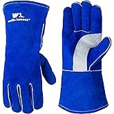 Wells Lamont Blue Lined Leather Welding Gloves, X-Large (1054XL)