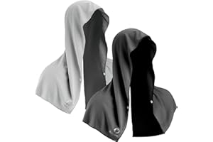 Sukeen Cooling Hoodie Towel, Absorbent Quick-Drying Cooling Towels for Neck and Face, UV Sun Protection Cooling Neck Wraps Sport Head Cooling Towel Hot Weather
