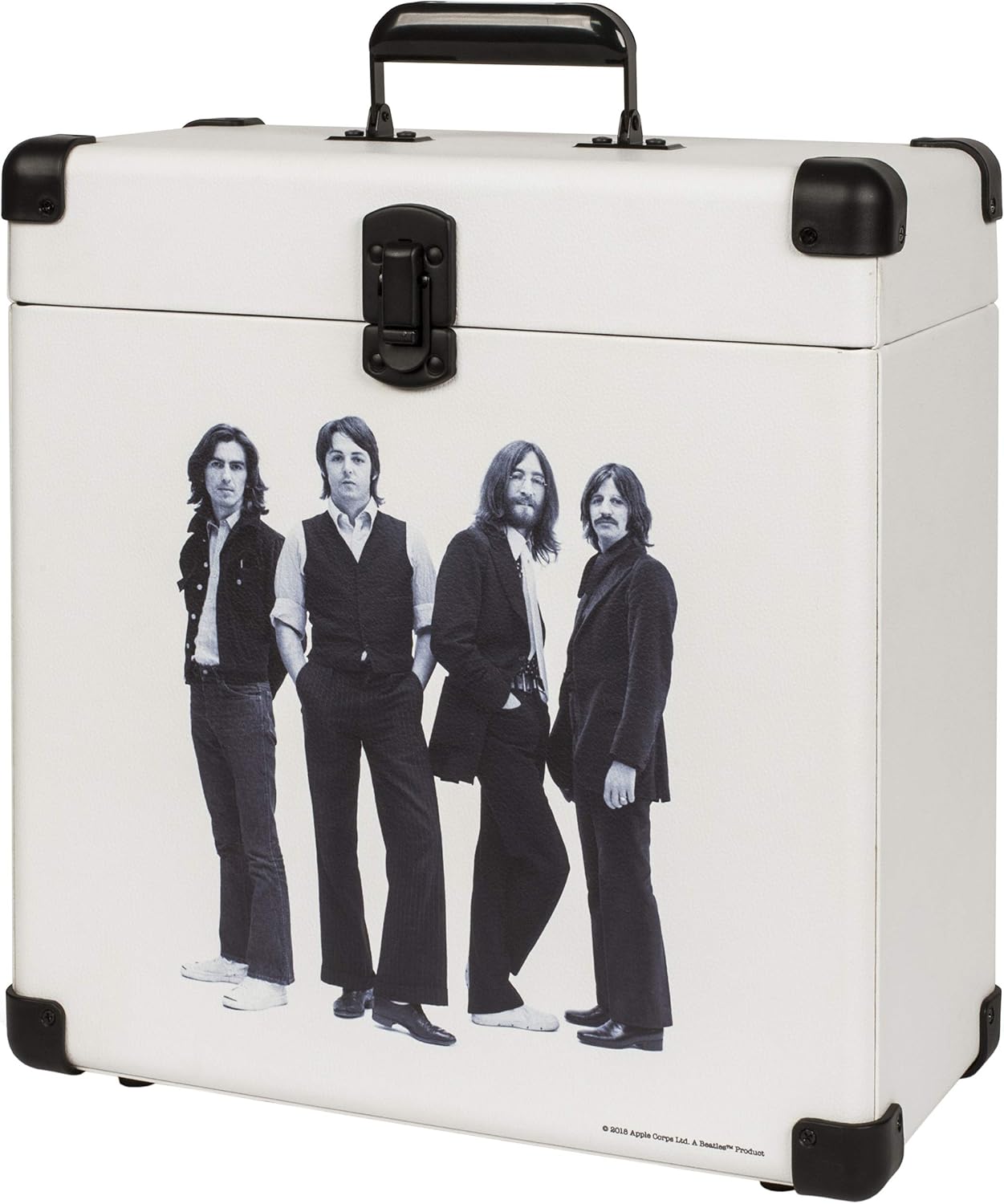 Crosley CR401-BE Record Carrier Case for 30+ Albums, The Beatles