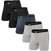 SAXX Underwear Co. Men's Daytripper Comfort Stretch Boxer Brief Fly 5 Pack