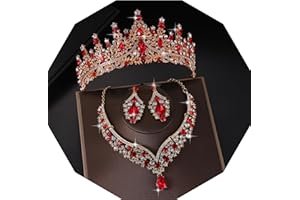 Kamirola Tiaras and Crowns for Women,Tiaras Earrings Necklace, Crystal Bridal Jewelry Set, Costume Party Halloween Prom Pageant Jewelry for Women (TR28)