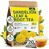 Dandelion Leaf & Root Herbal Tea-Caffeine-free herbal tea，No Sugar，20 Teabags