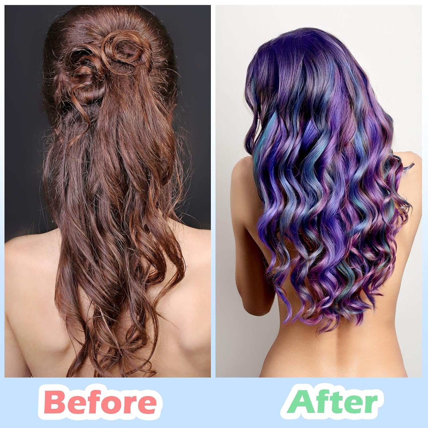 3 Pieces Reusable Silicone Hair Staining Cap Multicolor Hair Coloring Dye Cap with Metal Hook Silicone Hair Coloring Highlighting Cap for Home Salon Hairdressing Tools (Blue, White, Purple) : Beauty