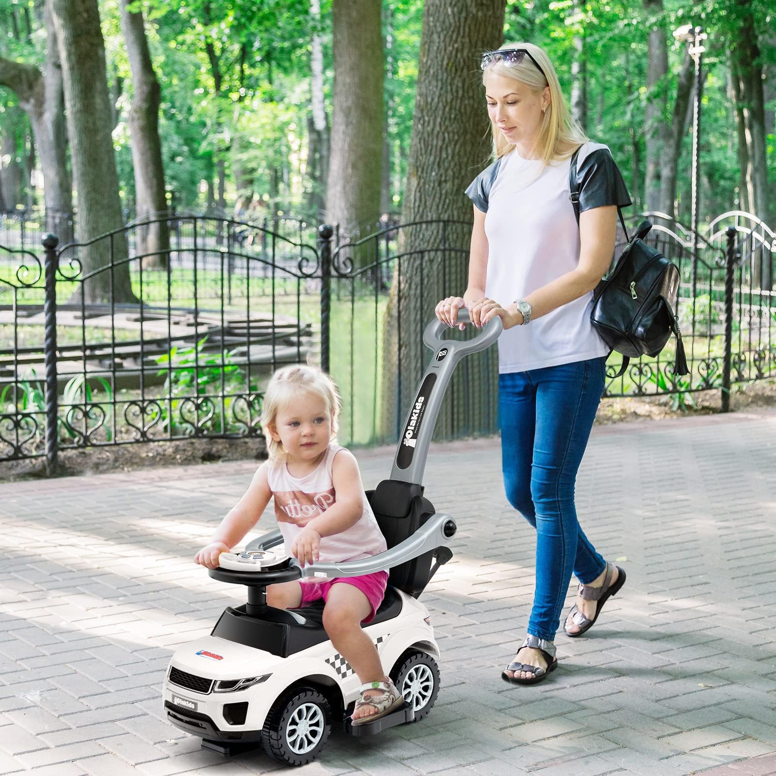 OLAKIDS Ride On Push Car Image 2
