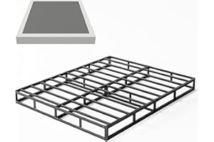 Gdduck King Box Spring, 5 Inch Metal Box Spring King Size Basics Bed Base, Mattress Foundation,Black Sturdy Heavy Duty Structure with Cover, Noise Free,Easy Assembly