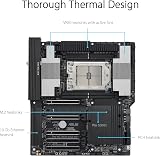 ASUS PRO WS TRX50 SAGE WIFI Motherboard DDR5 ECC sTR5 Socket AMD Ryzen view 6
