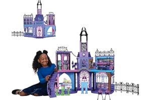 Monster High Doll House, Haunted High School Playset with 7 Play Areas & 35+ Storytelling Pieces Including Furniture & Accessories