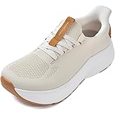 JACKSHIBO Slip in Women Hands Free Walking Shoes Wide Toe Box Arch Support with Metatarsal Pads Athletic Tennis Sneakers Slip on Breathable Plantar Fasciitis Orthopedic Thick Cushion Zero Drop Sole