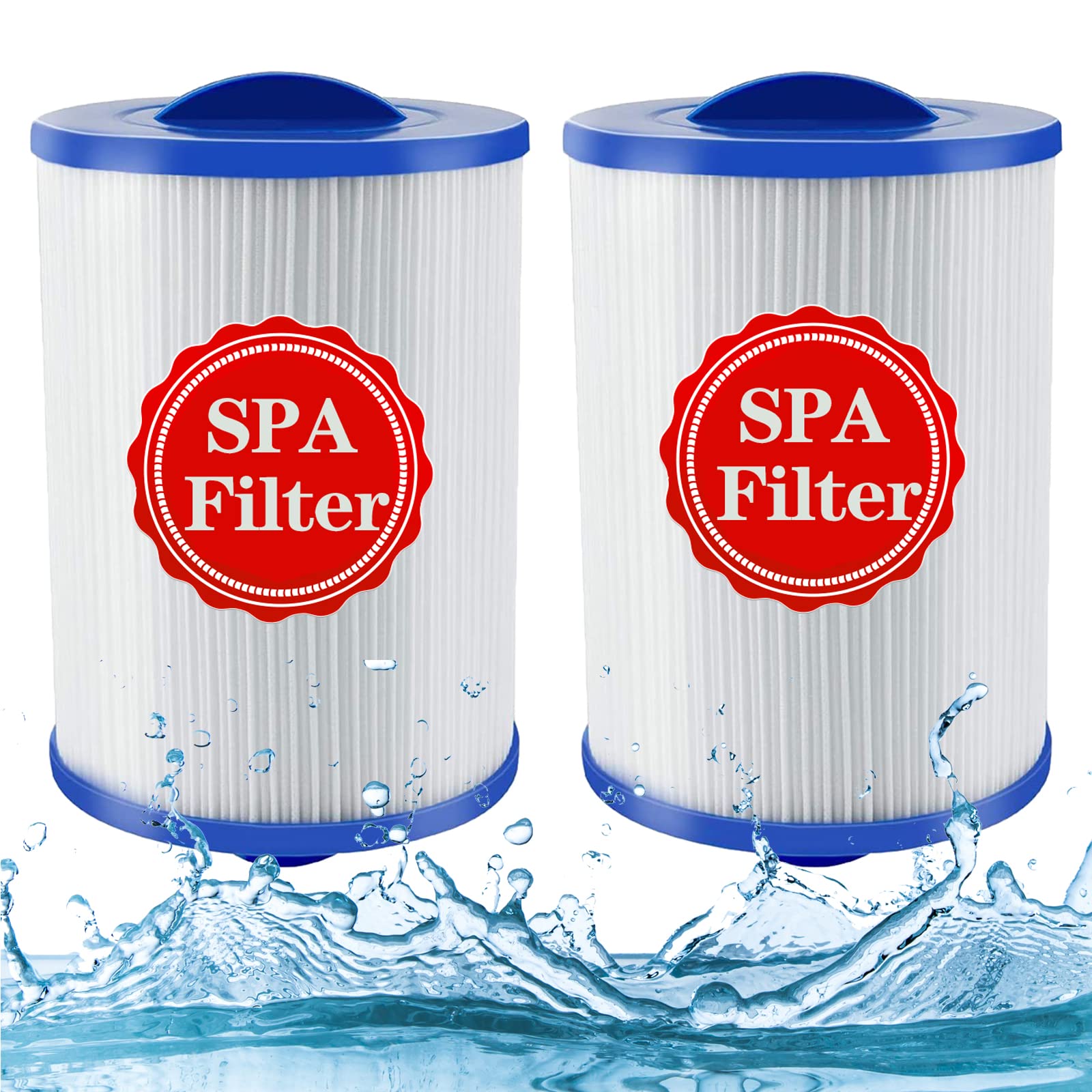 LXTOPN Pack of 2 Spa Filter Cartridges for Unicel 6CH-940 for Pleatco PWW50 Whirlpool Filter, Filter Cartridge, Filter, Spa Business Whirlpool
