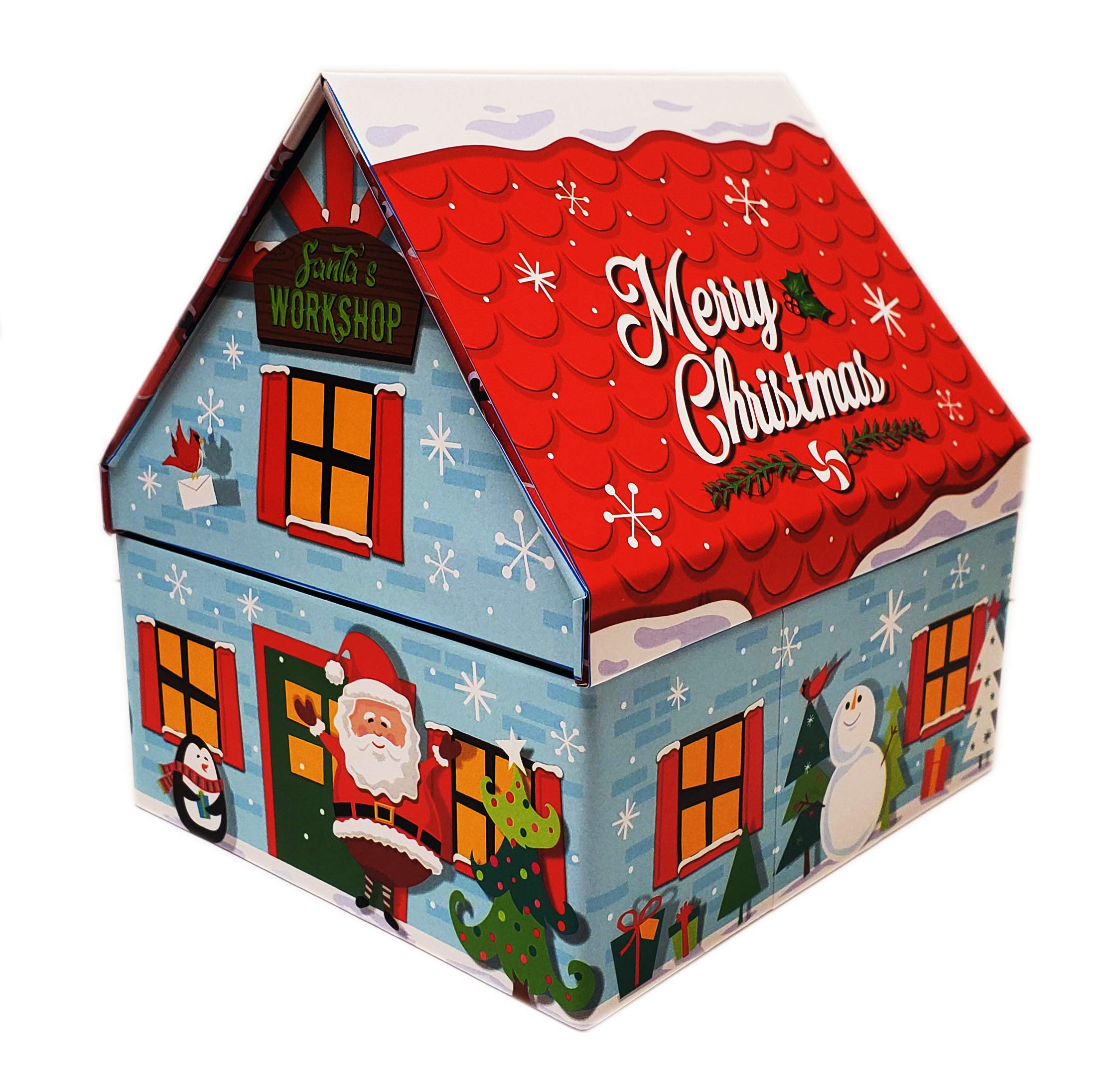 Buy The Tin Box Company Holiday House Santa's Cookie Tin