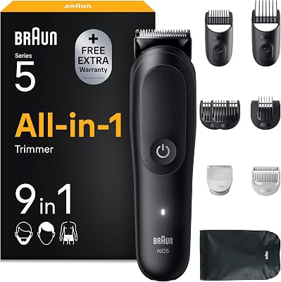 Rifinitore All-in-One Serie 5 Rasoio Elettrico, AIO5535n Nero