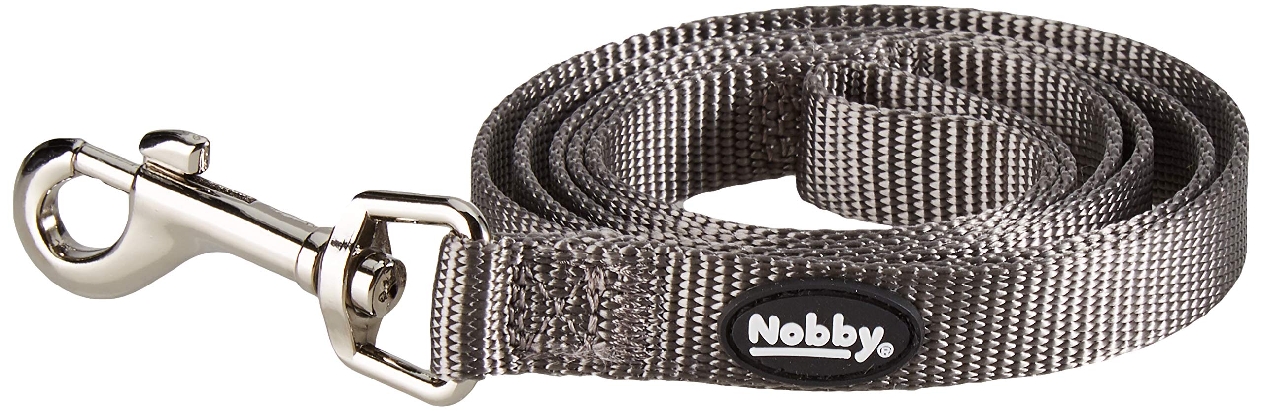 Nobby Classic Leash, 120 x 1.5 cm, Grey