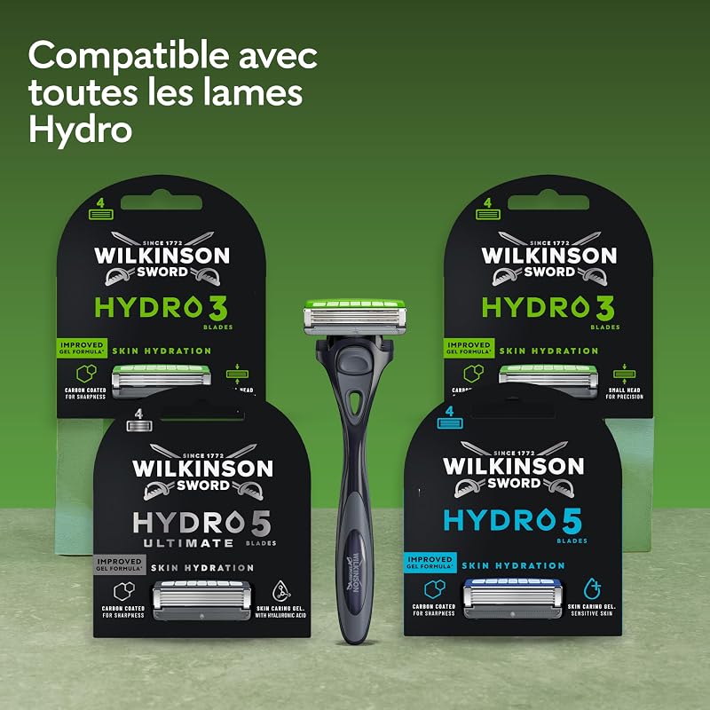 Hydro 3 recharges de lames pour homme, lot de 8